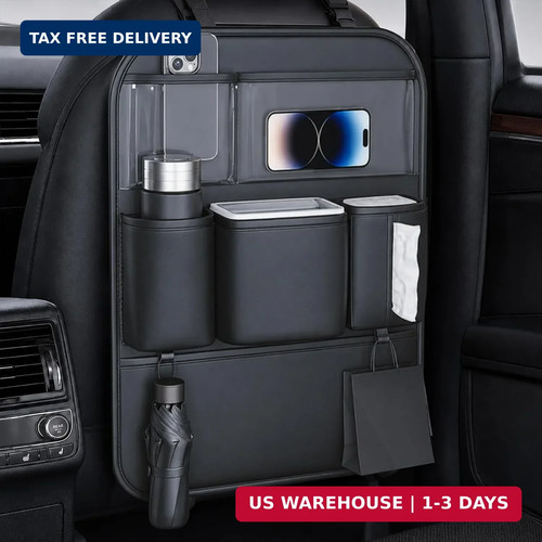 Leather car seat back - car,